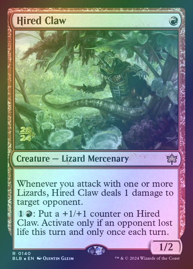 Hired Claw (PBLB) (140s) / Foil