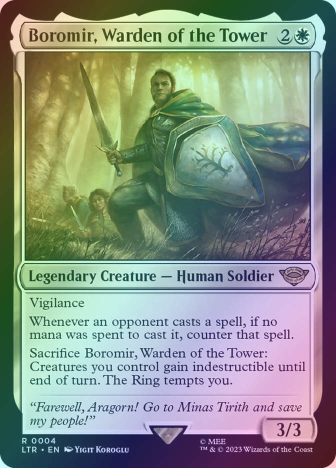 Boromir, Warden of the Tower (LTR) (4) / Foil