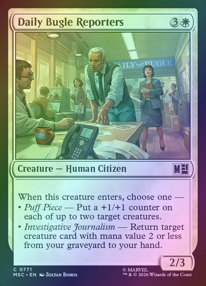 Daily Bugle Reporters (MSC) (771) / Foil
