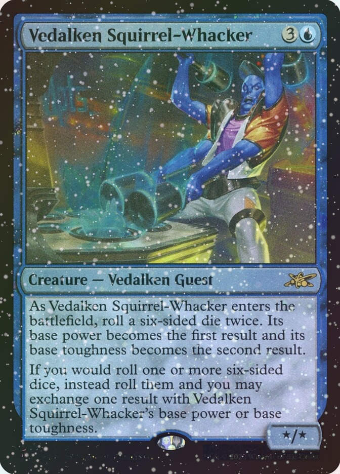 Vedalken Squirrel-Whacker (UNF) (349) / Galaxy Foil