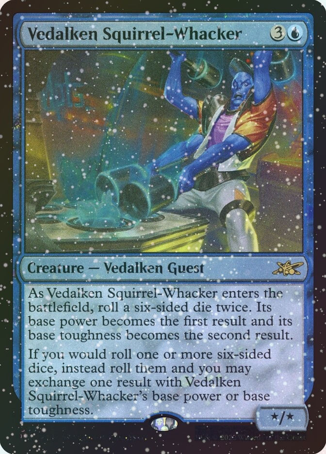 Vedalken Squirrel-Whacker (UNF) (349) / Galaxy Foil
