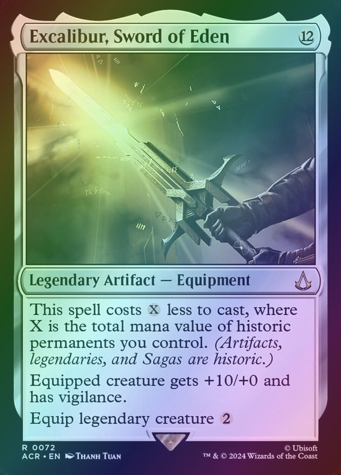 Excalibur, Sword of Eden (ACR) (72) / Foil