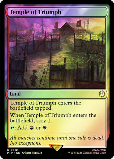 Temple of Triumph (pip) (312) / Foil