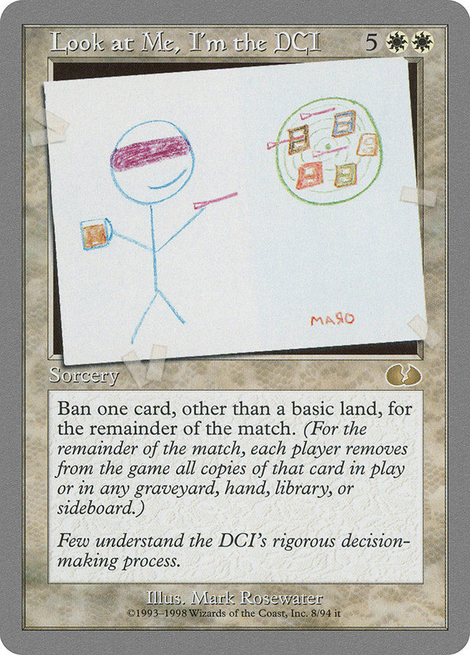 Look at Me, I'm the DCI (ugl)