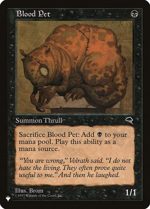 Blood Pet (PLST) (TMP-109)