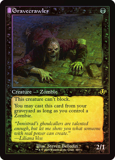 Gravecrawler (INR) (380) / Foil Retro