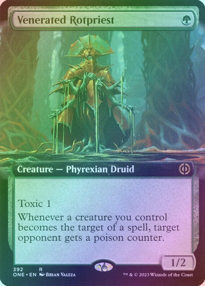 Venerated Rotpriest (ONE) (392) / Extended Art / Foil