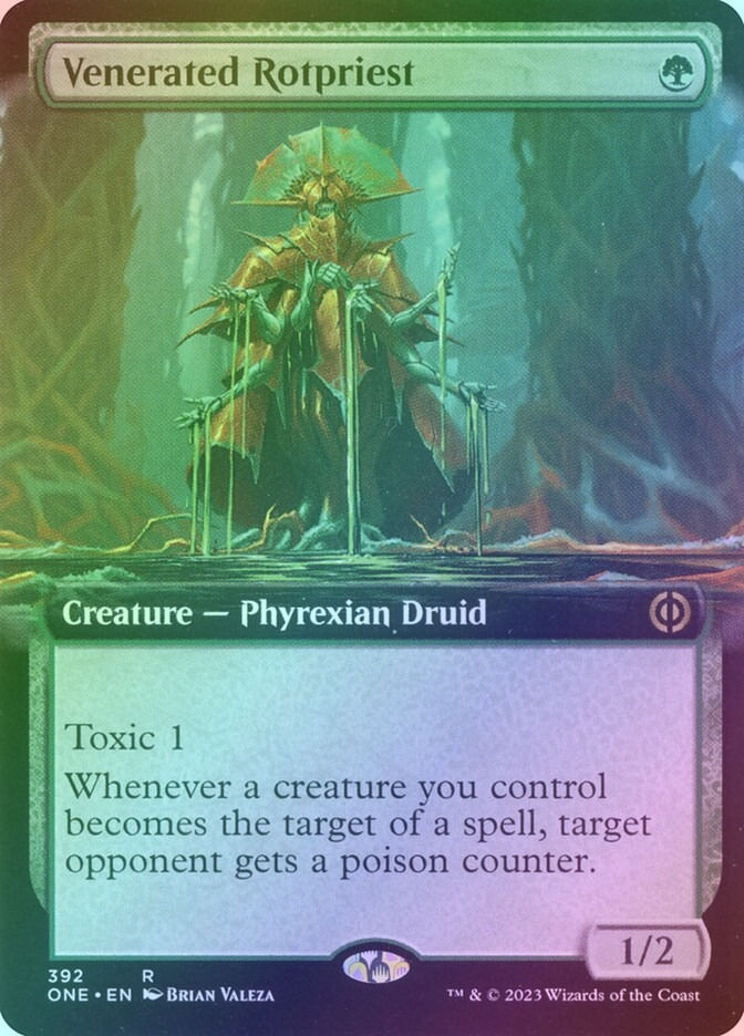 Venerated Rotpriest (ONE) (392) / Extended Art / Foil