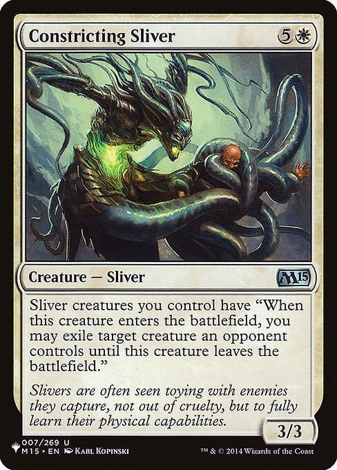 Constricting Sliver (PLST) (M15-7)
