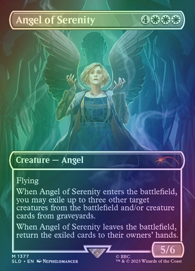 Angel of Serenity (SLD) (1377) / Borderless / Foil