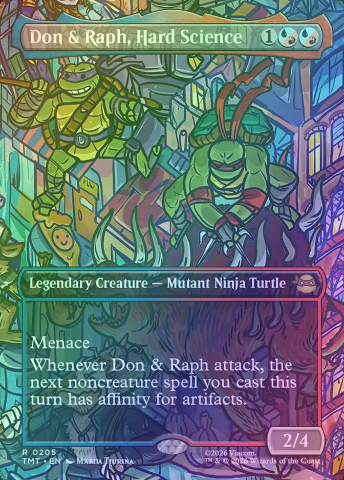 Don & Raph, Hard Science (TMT) (205) / Borderless / Foil
