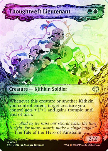 Thoughtweft Lieutenant (ECL) (343) / Showcase / Foil
