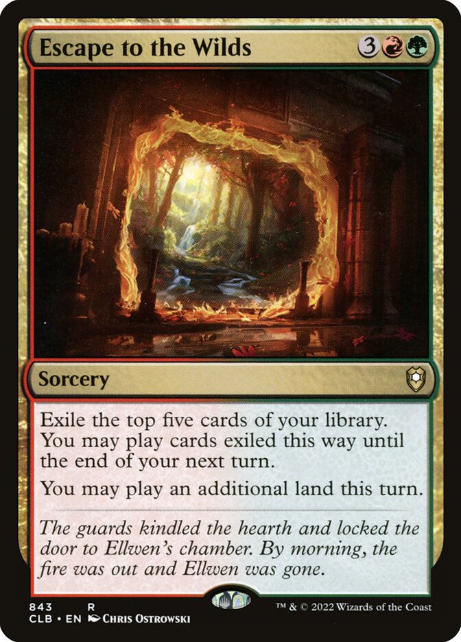 Escape to the Wilds (CLB) (843)
