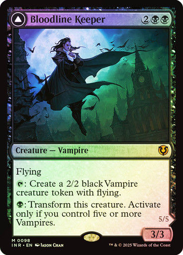 Bloodline Keeper // Lord of Lineage (INR) (98) / Foil — cara 1 de 2