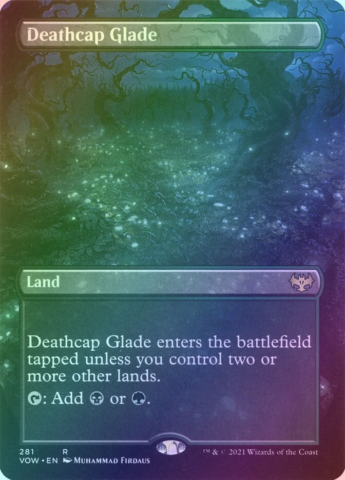Deathcap Glade (VOW) (281) / Borderless / Foil
