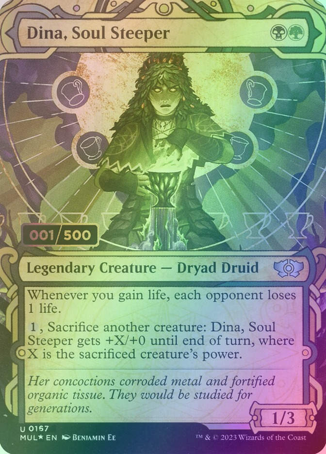 Dina, Soul Steeper (MUL) (167z) / Borderless / Serialized