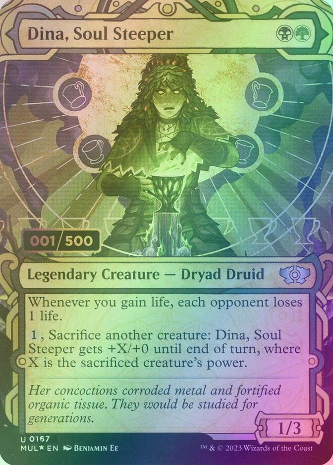 Dina, Soul Steeper (MUL) (167z) / Borderless / Serialized