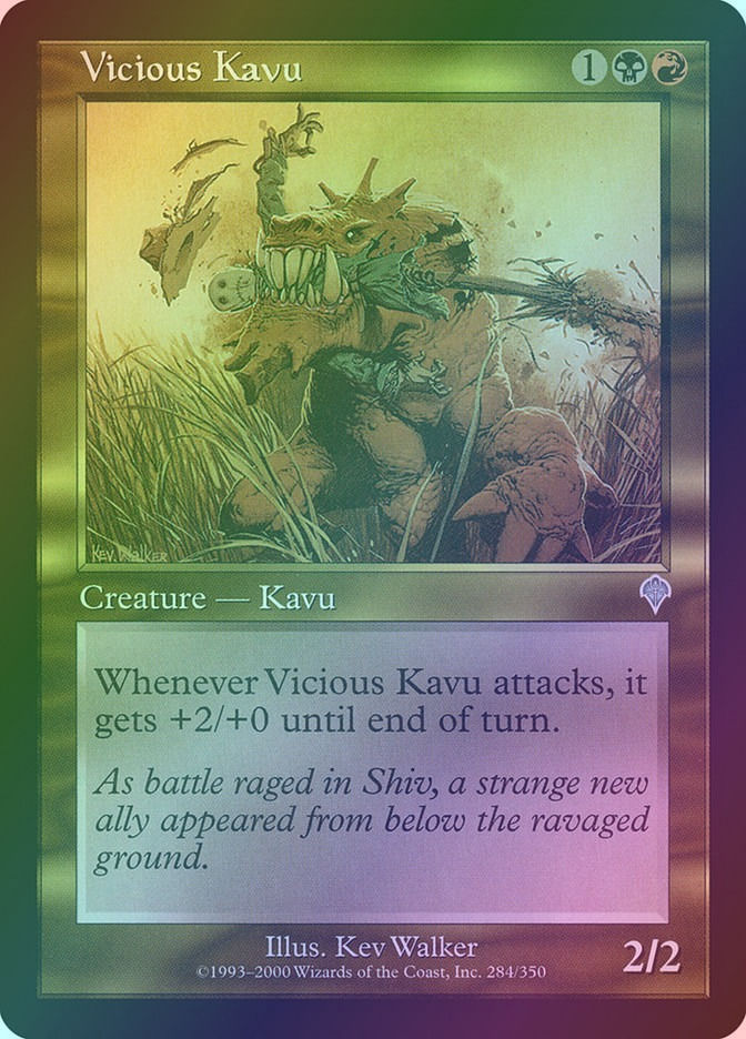 Vicious Kavu (INV) (284) / Foil
