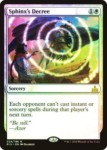 Sphinx's Decree (RIX) (24) / Foil