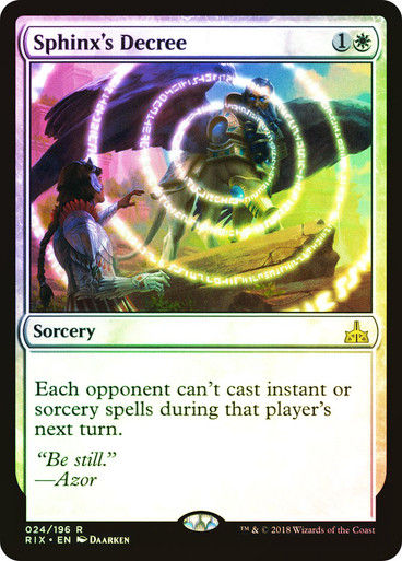 Sphinx's Decree (RIX) (24) / Foil