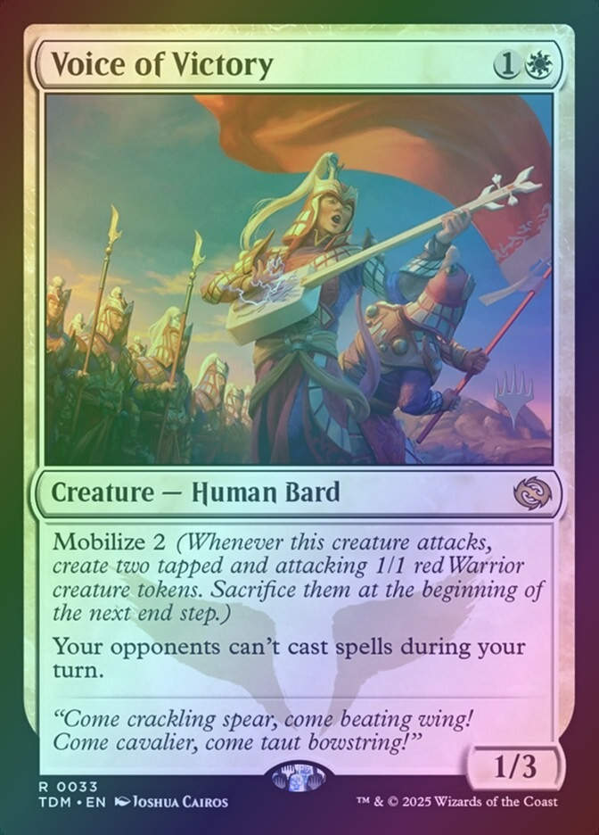 Voice of Victory (PTDM) (33p) / Foil