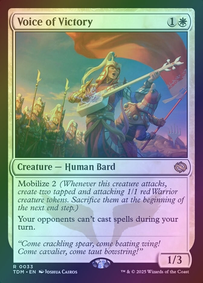 Voice of Victory (PTDM) (33p) / Foil