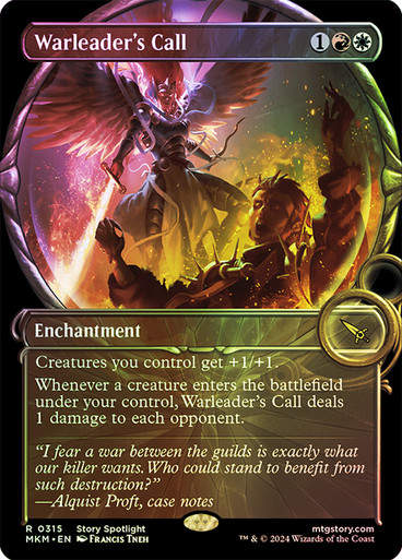 Warleader's Call (mkm) (315) / Showcase Foil