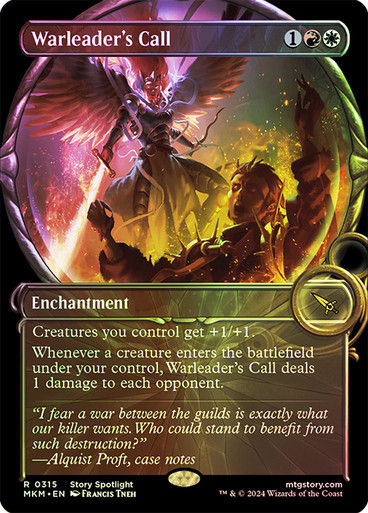 Warleader's Call (mkm) (315) / Showcase Foil