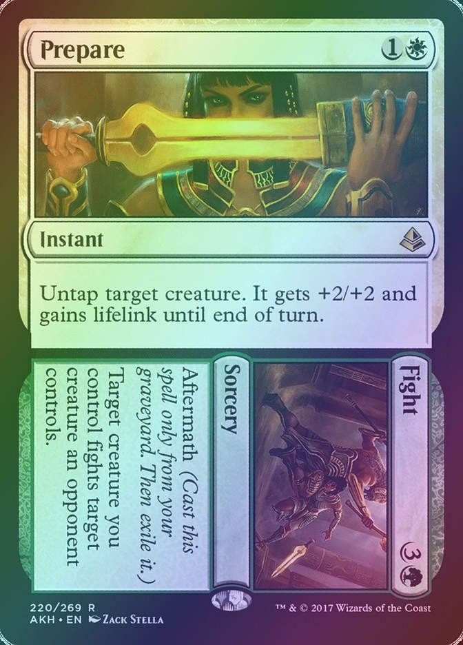 Prepare // Fight (AKH) (220) / Foil