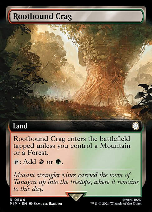 Rootbound Crag (pip) (504) / Extended Art