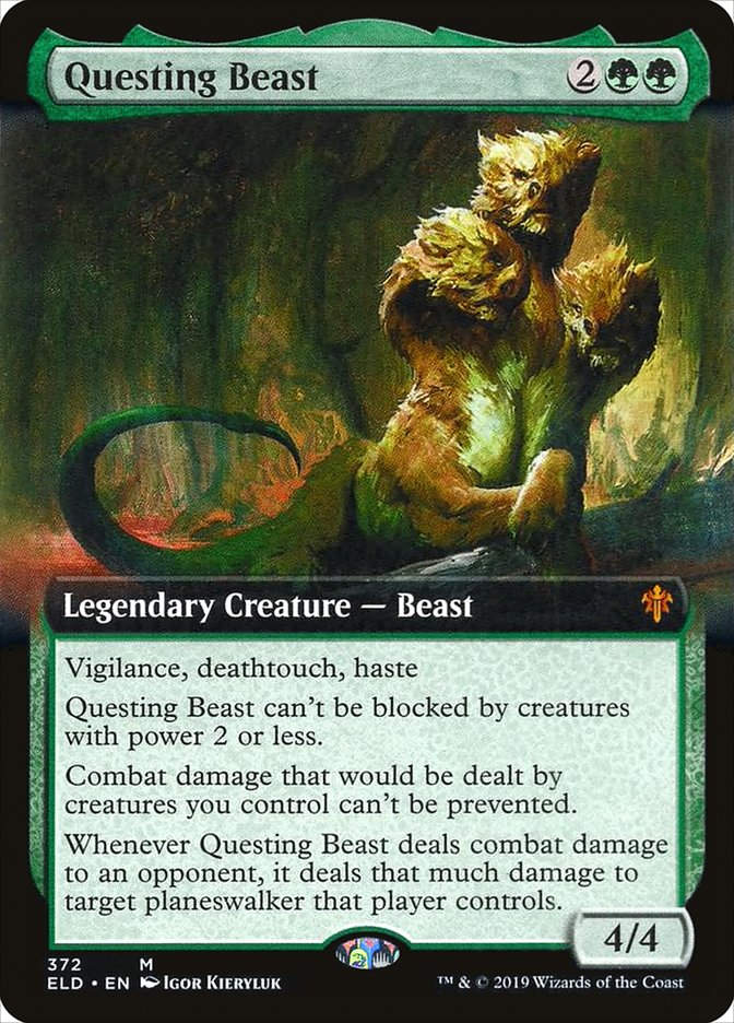 Questing Beast (ELD) (372) / Extended Art