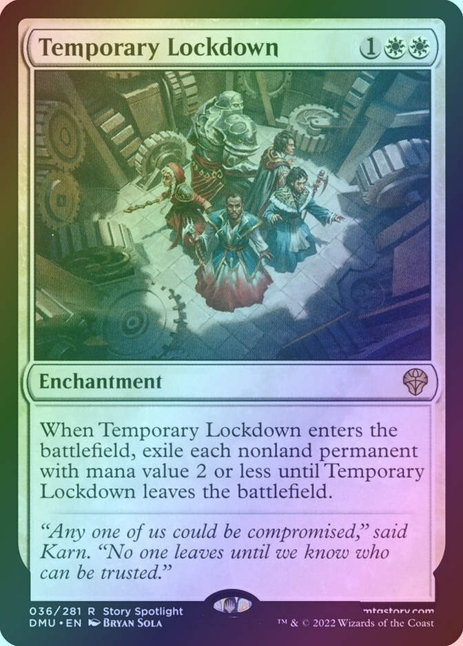 Temporary Lockdown (DMU) (36) / Foil