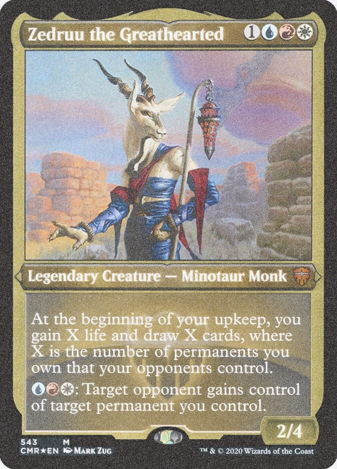 Zedruu the Greathearted (CMR) (543) / Foil Etched