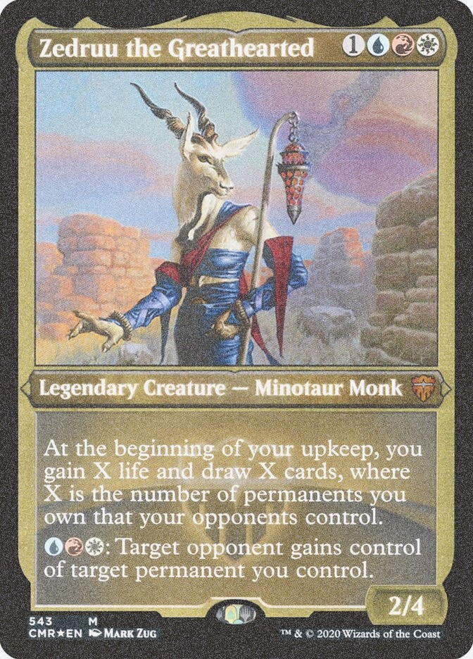 Zedruu the Greathearted (CMR) (543) / Foil Etched