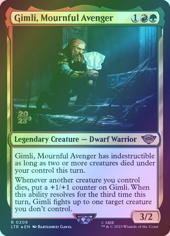 Gimli, Mournful Avenger (PLTR) (209s) / Foil