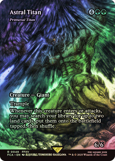 Primeval Titan (FCA) (48) / Borderless / Foil