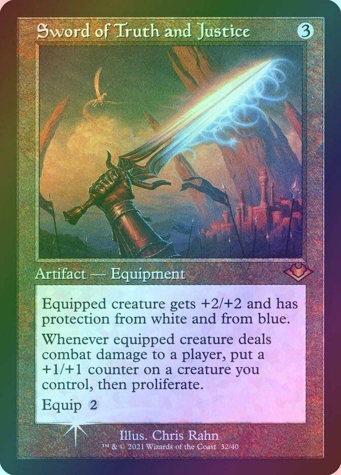 Sword of Truth and Justice (H1R) (32) / Foil