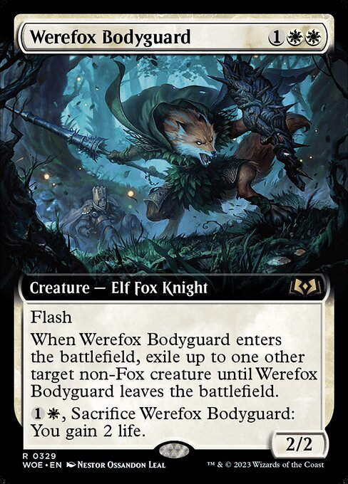Werefox Bodyguard (woe) / Extended Art
