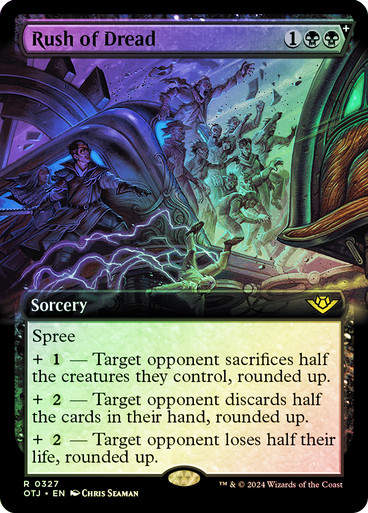 Rush of Dread (otj) (327) / Foil Extended