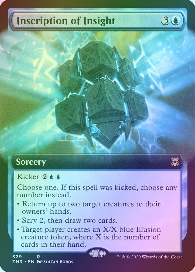 Inscription of Insight (ZNR) (329) / Extended Art / Foil