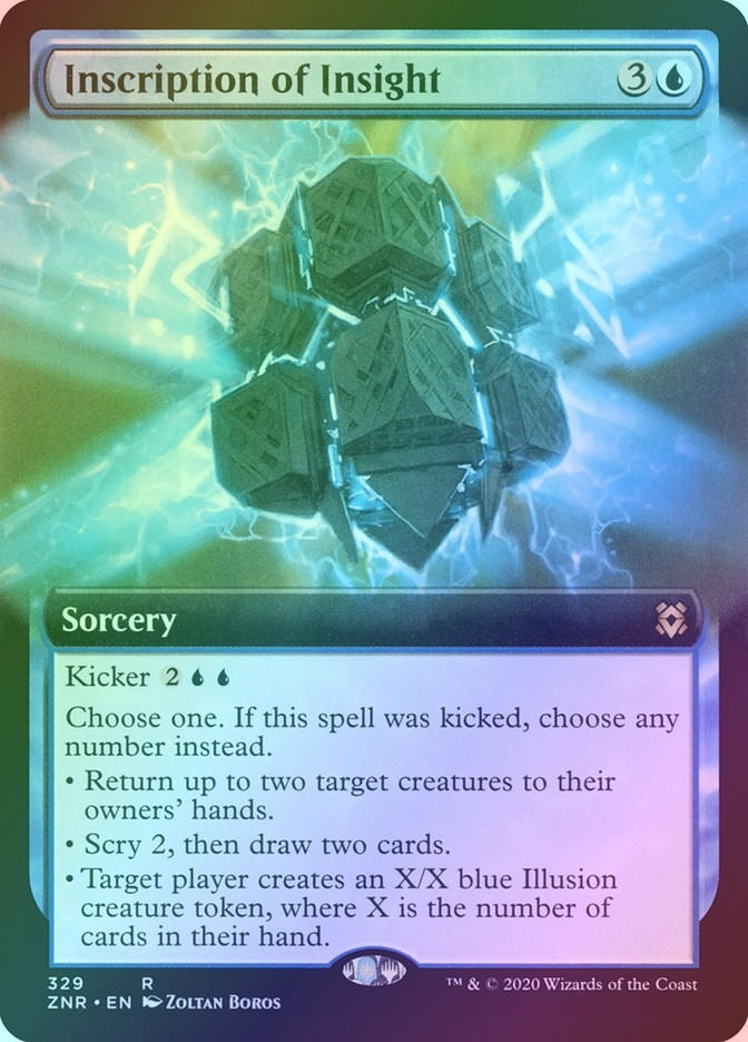 Inscription of Insight (ZNR) (329) / Extended Art / Foil