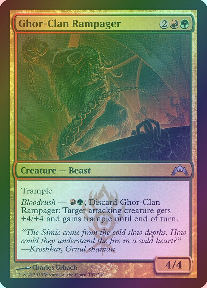 Ghor-Clan Rampager (GTC) (167) / Foil