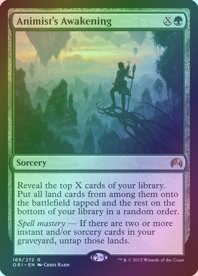 Animist's Awakening (ORI) (169) / Foil