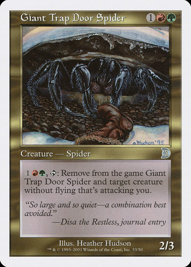 Giant Trap Door Spider (dkm)