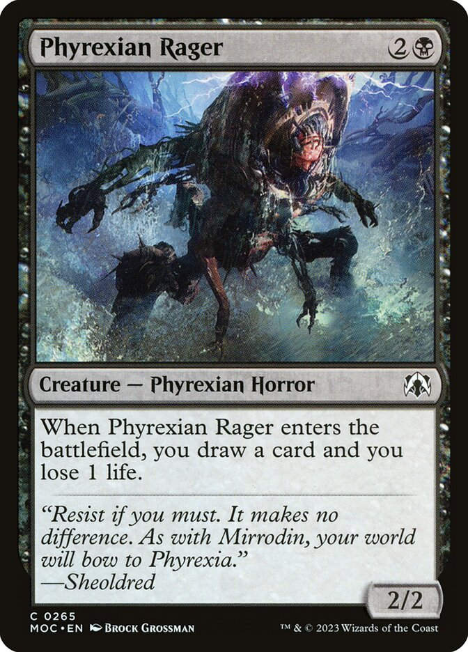 Phyrexian Rager (MOC) (265)