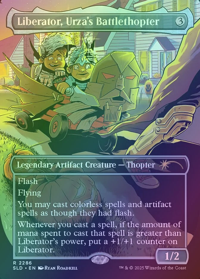 Liberator, Urza's Battlethopter (SLD) (2286) / Borderless / Foil