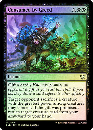 Consumed by Greed (blb) (87) / Foil