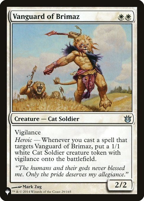 Vanguard of Brimaz (PLST) (BNG-29)