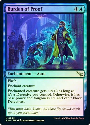 Burden of Proof (mkm) (42) / Foil