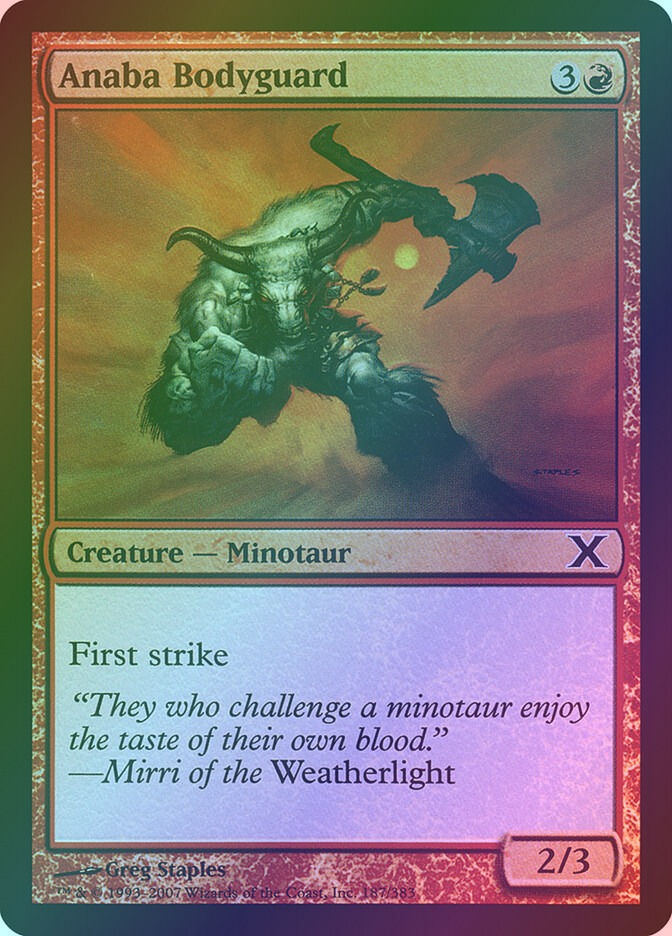 Anaba Bodyguard (10E) (187★) / Foil